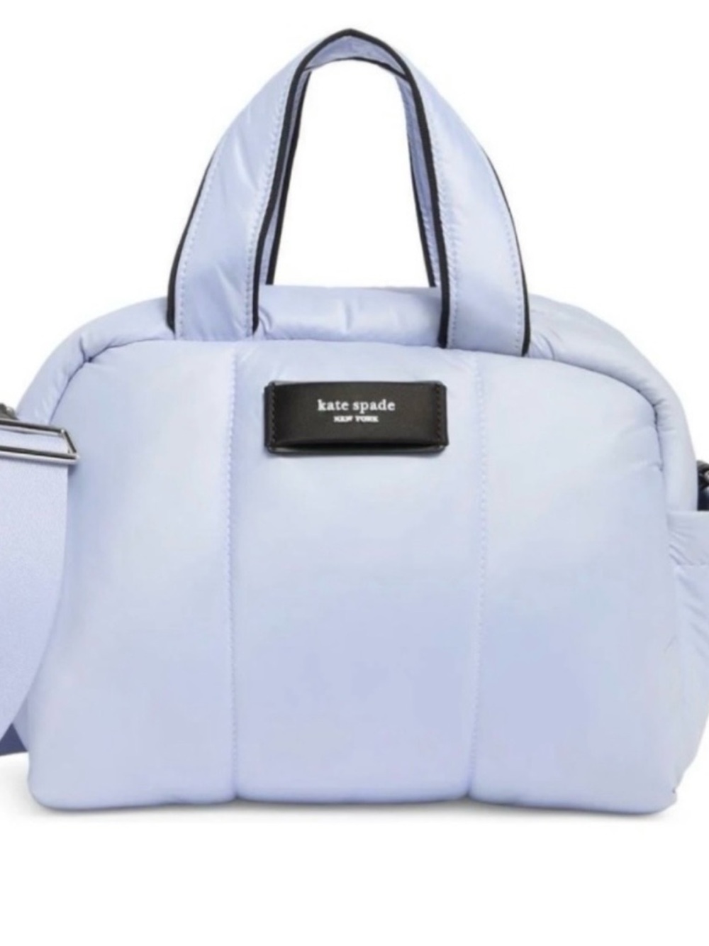 Kate Spade New York Choux Puffy Cross-Body Satchel Viola Flower OS